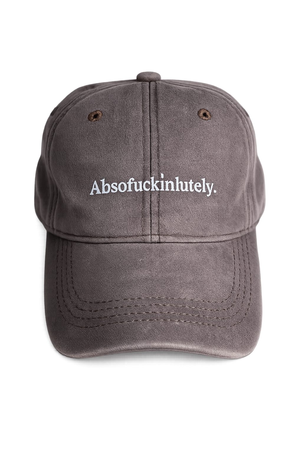 "Absofuckinlutely" Vintage Baseball Cap - Brown