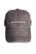 "Absofuckinlutely" Vintage Baseball Cap - Brown